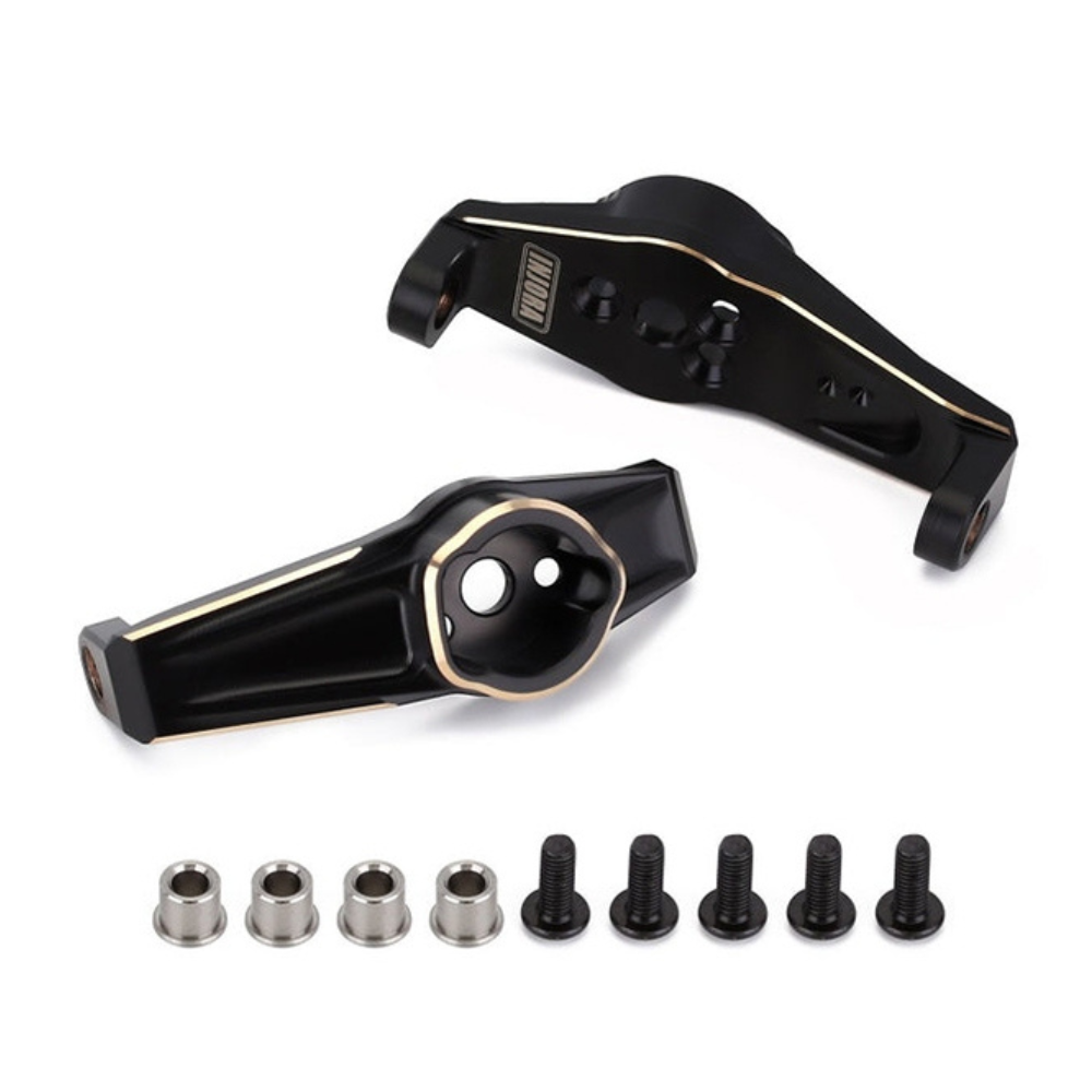 injora-black-coating-brass-caster-blocks-c-hubs-8232-for-trx-4-trx-6-2pcs