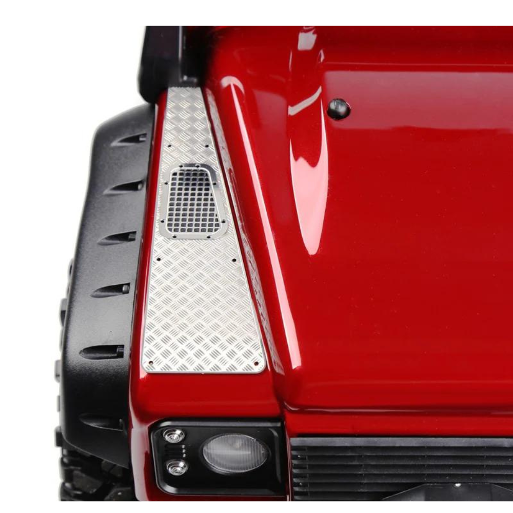 INJORA Metal Anti-Skid Plate Intake Grille For Traxxas TRX4 Defender