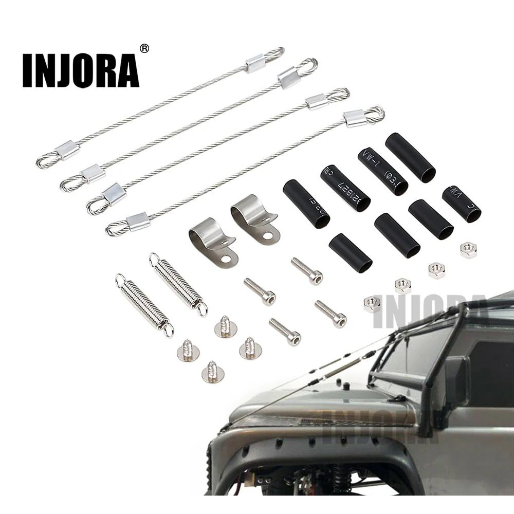 INJORA RC Car Modified Part Steel Rope For 1/10 RC Rock Crawler-2