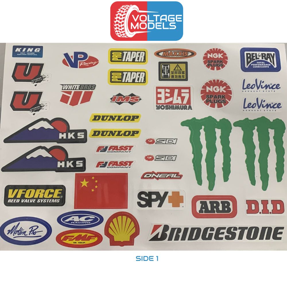 Rock Crawler Stickers 1/10 1/18 Pack B