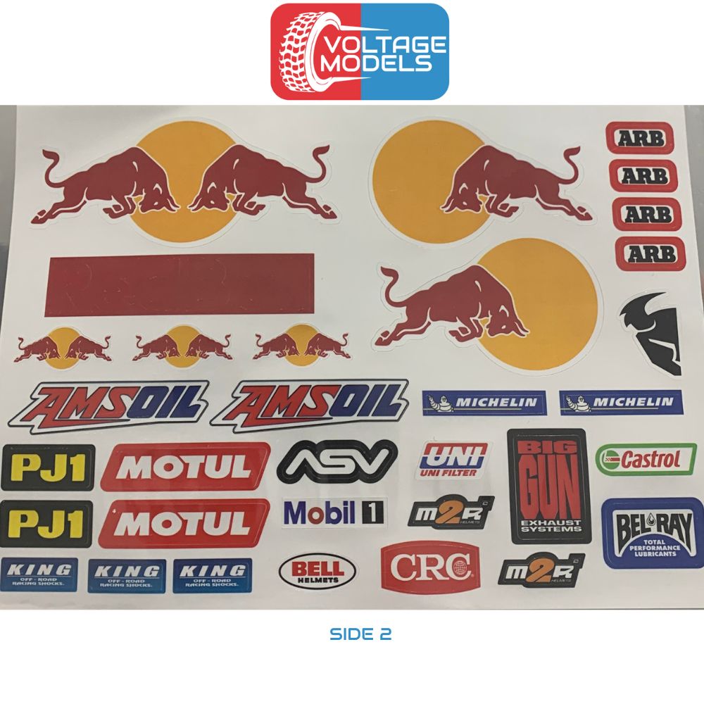 Rock Crawler Stickers 1/10 1/18 Pack B-2