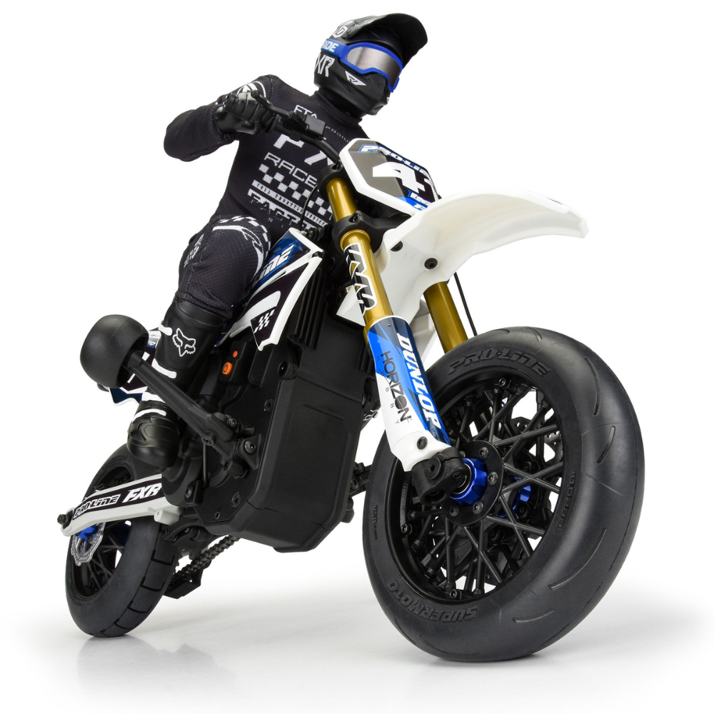 Pro-Line 1/4 Supermoto S3 Motorcycle Front Tire MTD Black (1): PROMOTO-MX-2