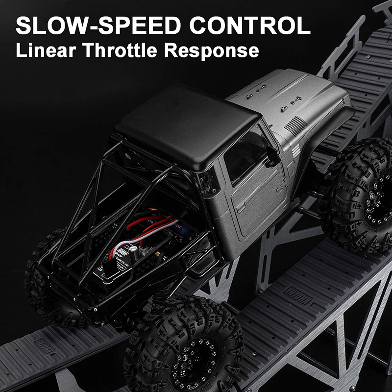 INJORA MB100 20A Brushed Mini ESC with 180 pro Motor for 1/18 TRX4M-4