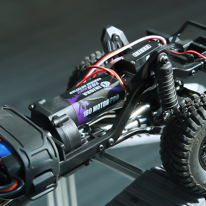 INJORA 180 PRO Brushed 48T Purple Motor with Steel Pinion for 1/18 TRX4M-6