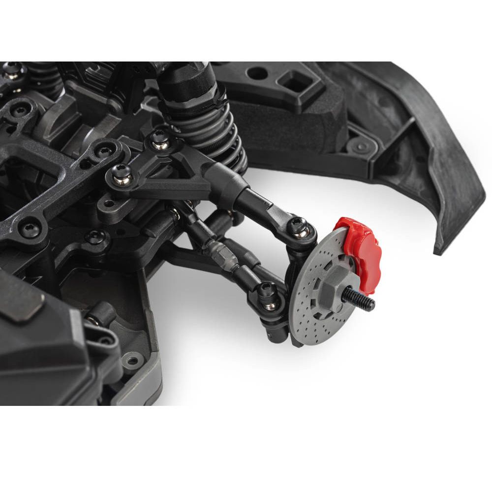 Traxxas 4-Tec Drift 2024 Ford Mustang 1:10 Electric 2WD, Red (+ TQi 3-ch, XL-5, Titan Drift 21T)-10
