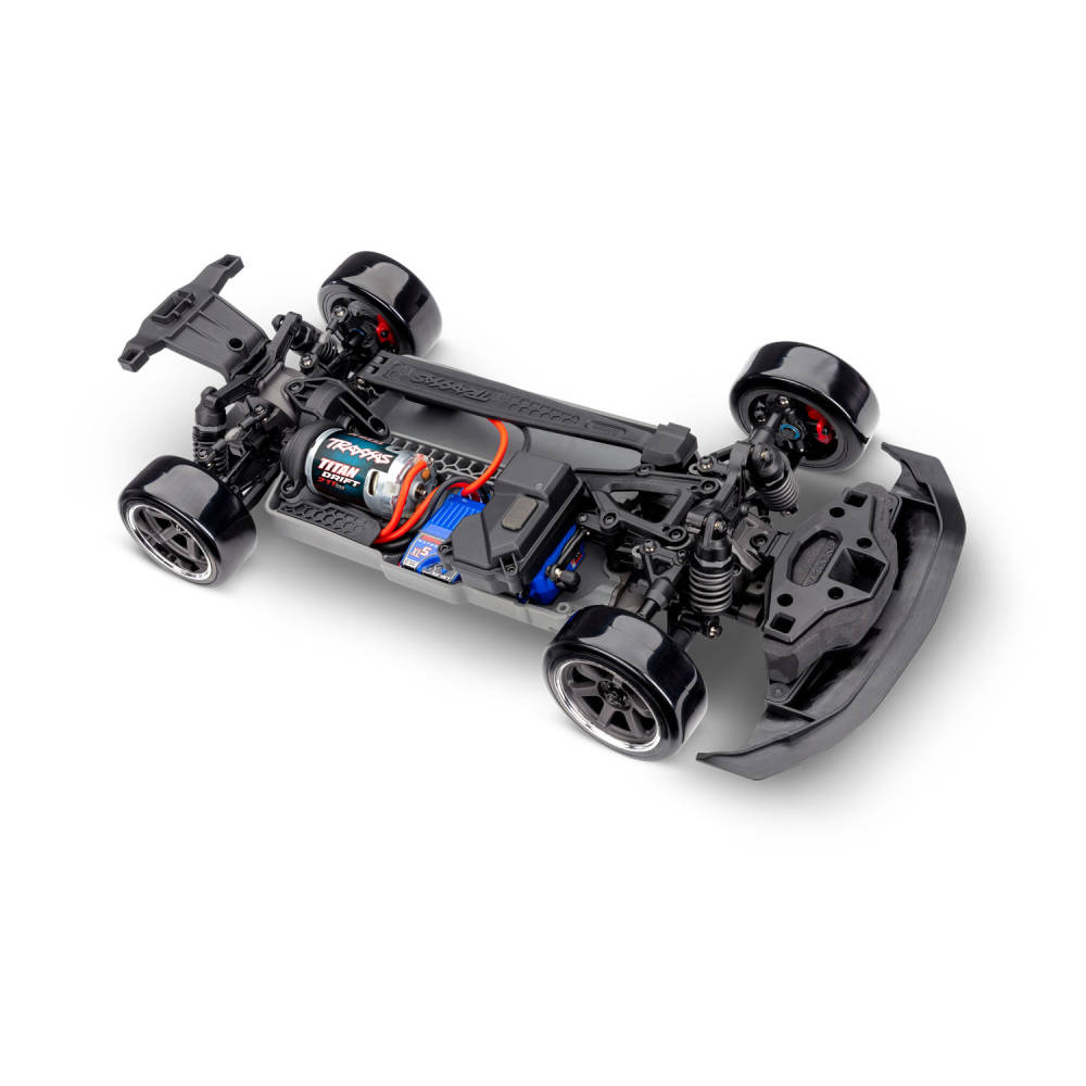 Traxxas 4-Tec Drift 2024 Ford Mustang 1:10 Electric 2WD, Blue (+ TQi 3-ch, XL-5, Titan Drift 21T)-7