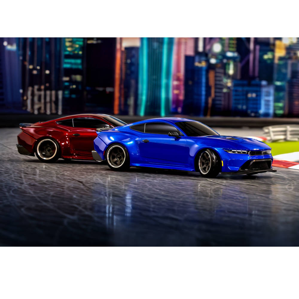 Traxxas 4-Tec Drift 2024 Ford Mustang 1:10 Electric 2WD, Blue (+ TQi 3-ch, XL-5, Titan Drift 21T)-10