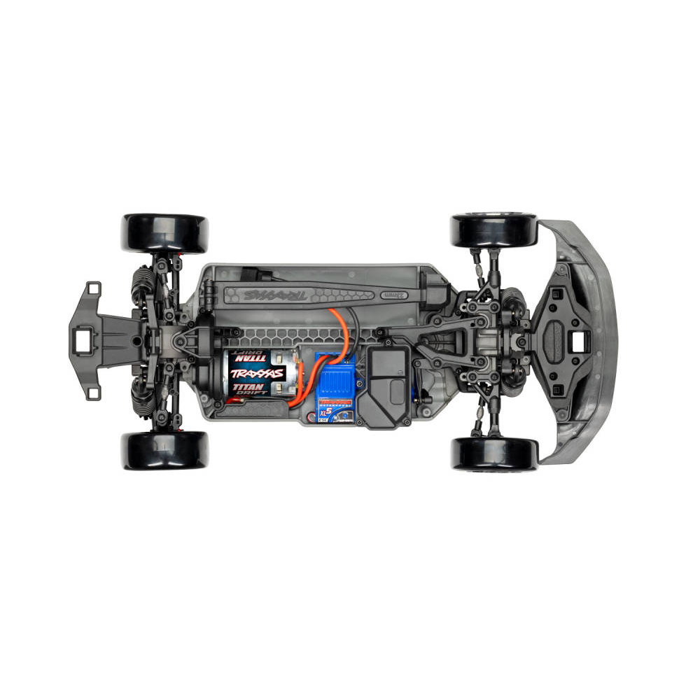 Traxxas 4-Tec Drift 2024 Ford Mustang 1:10 Electric 2WD, Black (+ TQi 3-ch, XL-5, Titan Drift 21T)-6