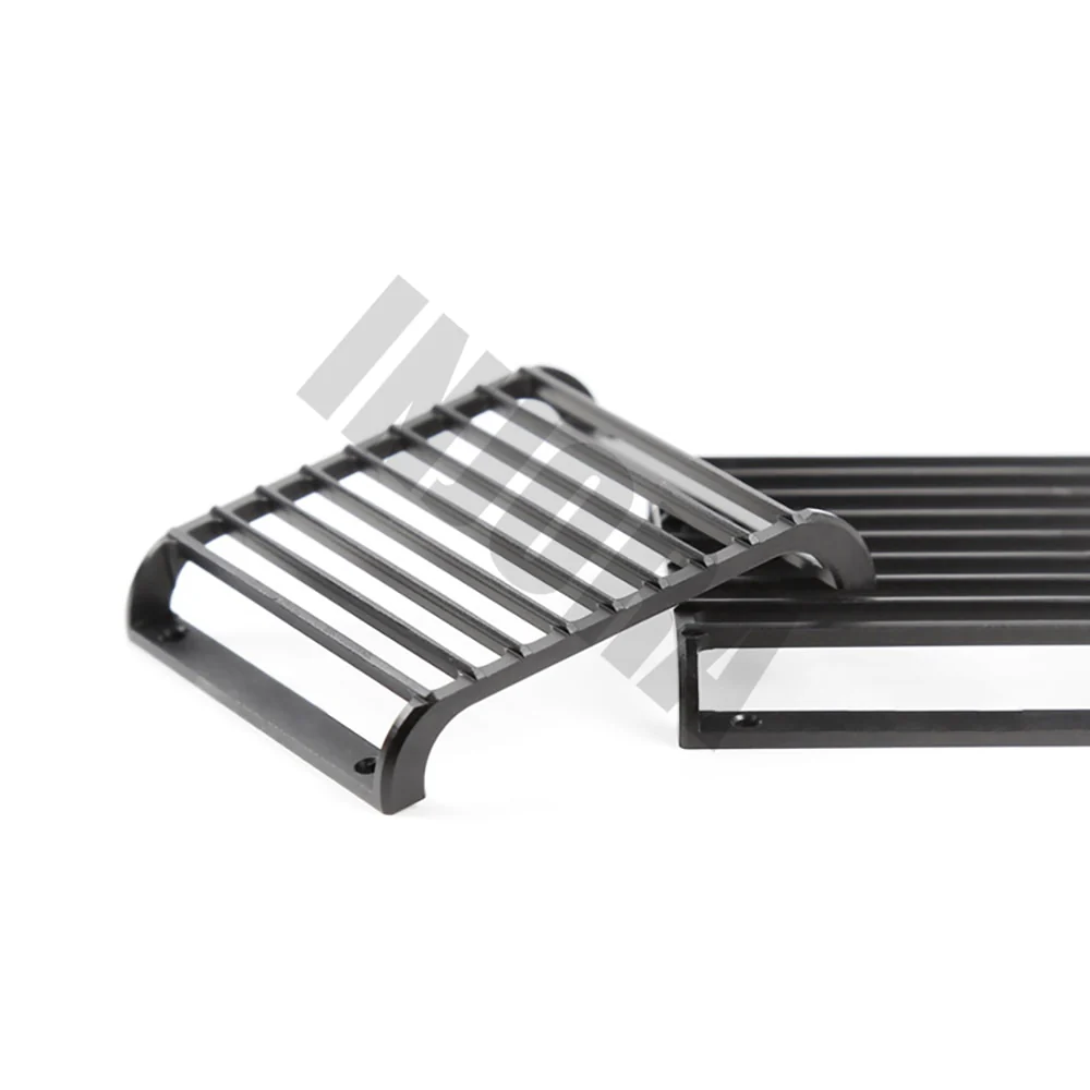 INJORA 2PCS Metal Front Lamp Guards, Headlight Cover Grille for Traxxas TRX-4-3
