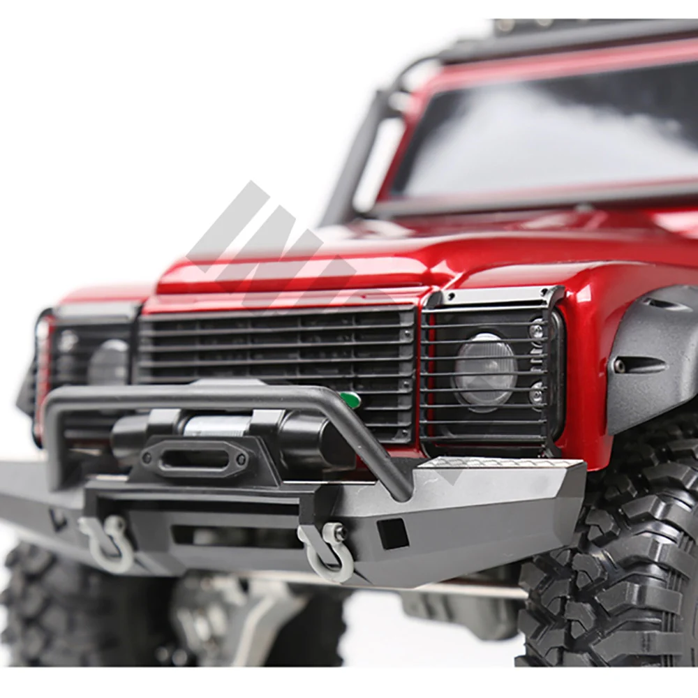 INJORA 2PCS Metal Front Lamp Guards, Headlight Cover Grille for Traxxas TRX-4-5