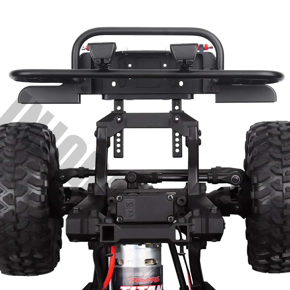 INJORA Metal Front Camel Trophy Bumper with Light for Traxxas TRX-4 Defender-3