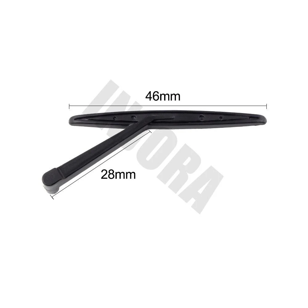 INJORA 2PCS Black Plastic Wiper for 1/10 RC Crawler Car Traxxas TRX-4-3