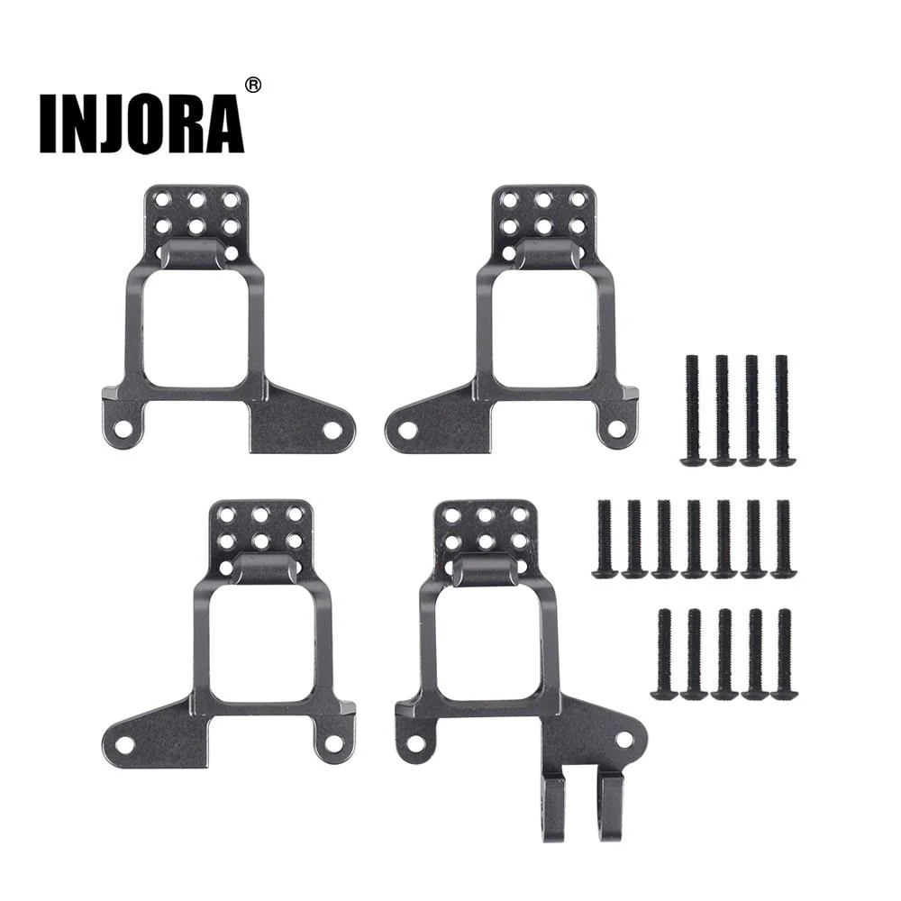 INJORA 4PCS Aluminum Front & Rear Shock Towers Mount for TRX4 #8216