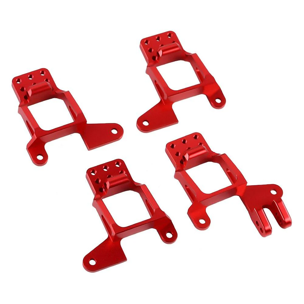 INJORA 4PCS Aluminum Front & Rear Shock Towers Mount for TRX4