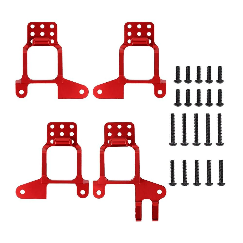 INJORA 4PCS Aluminum Front &amp; Rear Shock Towers Mount for TRX4-2