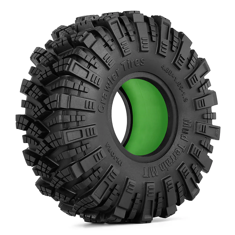 INJORA 4pcs Soft Silicone Rubber Inserts for 118-122mm(4.75" OD) 1.9" Tires-4