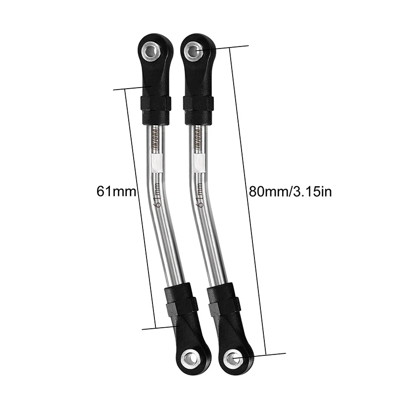 injora-stainless-steel-high-clearance-links-with-rod-ends-for-1-10-rc-crawler-car-trx4