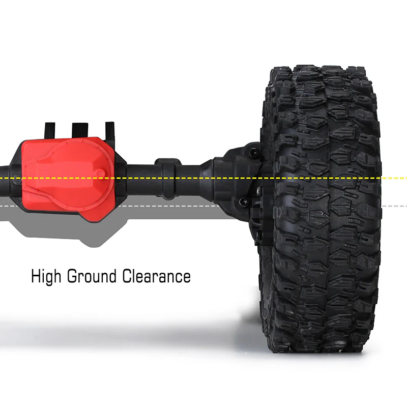 INJORA Complete Front Rear Straight Portal Axles for 1/10 TRX4-4
