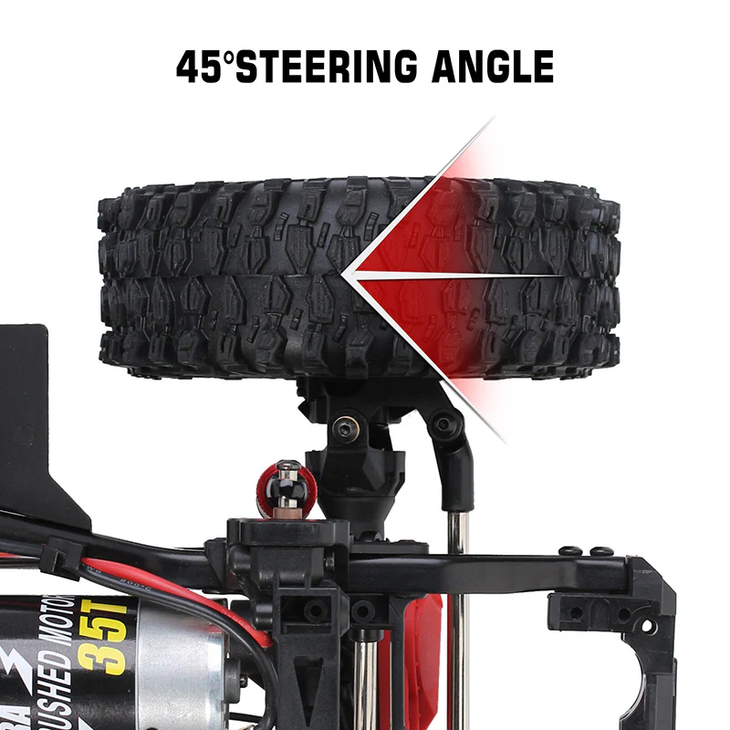 INJORA Complete Front Rear Straight Portal Axles for 1/10 TRX4-5