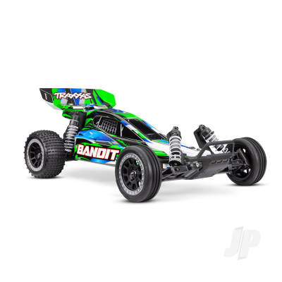 traxxas-bandit-hd-1-10-electric-2wd-rtr-buggy-green-tq-2-ch-xl-5-titan-550-7-cell-nimh-4a-usb-c-charger