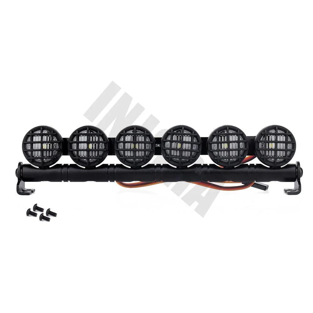 INJORA 152mm 6-Light Multi-Function LED Light Bar For 1/10 1/8 RC Car-2