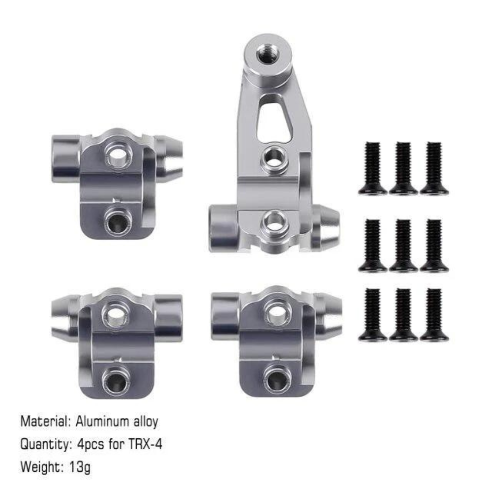 injora-brass-axle-mount-set-suspension-links-stand-for-trx-4-trx-6-grey