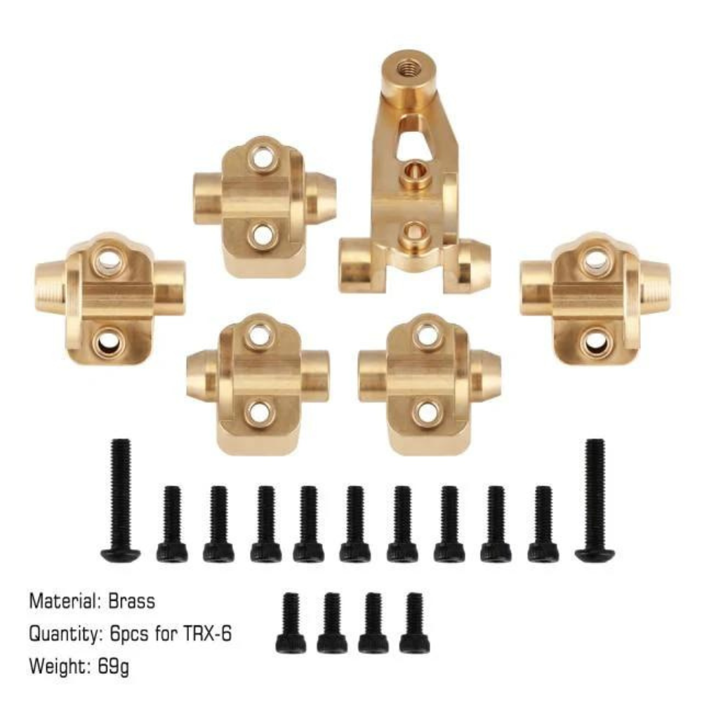 INJORA Aluminum Brass Axle Mount Set Suspension Links Stand For TRX-6