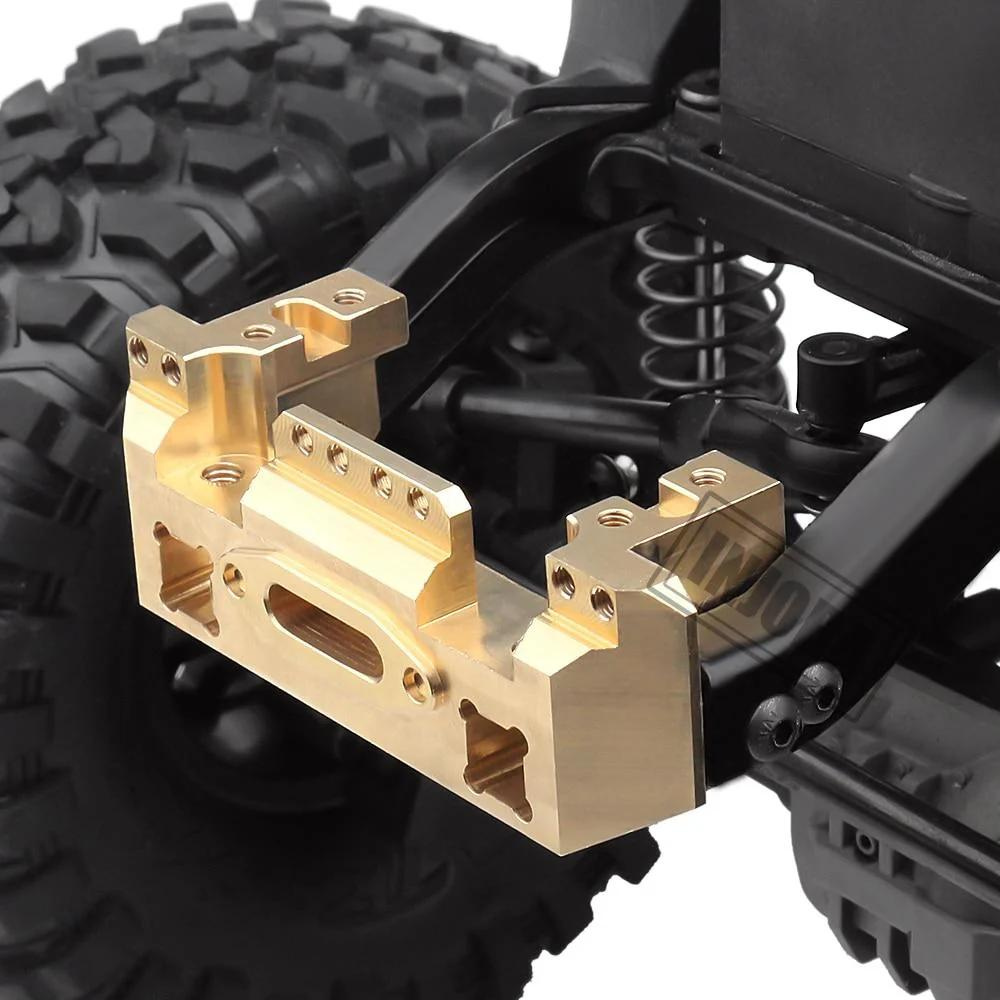 INJORA Metal Front Bumper Mount Servo Stand For TRX-4 With Winch-3