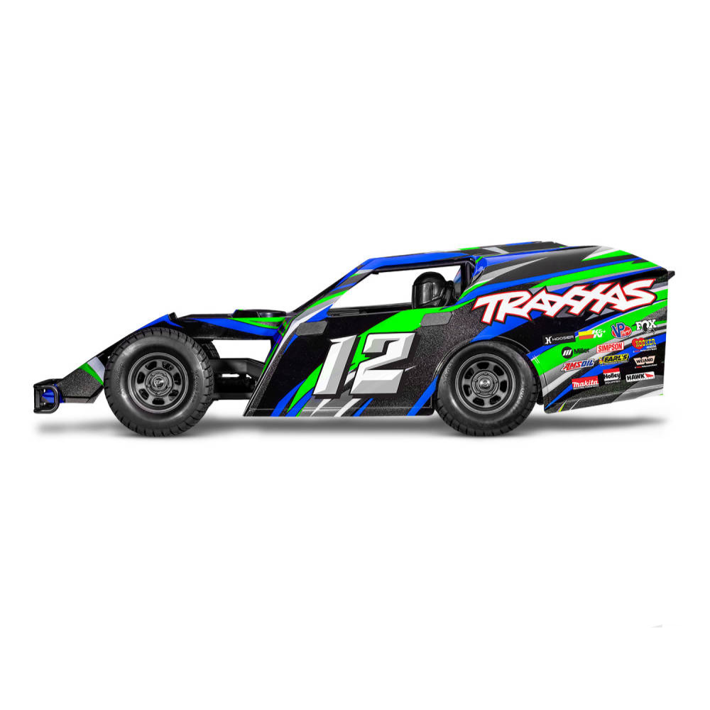 Traxxas Slash Modified 1:10 Electric 2WD Dirt Oval Racer BL-2S - Green-3