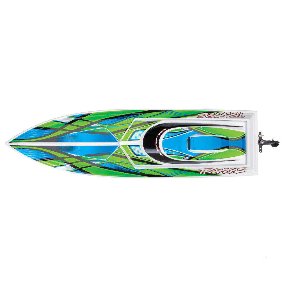 Traxxas Blast 1:10 High Performance Race Boat, Orange (+ TQ 2-ch, Nautica ESC, Stinger 540, 6-Cell NiMH, DC charger)-4