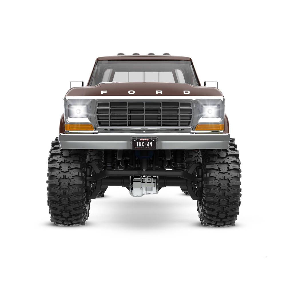 Traxxas TRX-4M Ford 1979 F-150 High Trail Edition 1:18 4WD Electric Trail Crawler, Brown (+ TQ, ECM-2.5, Titan 87T, 750mAh LiPo, USB charger)-4