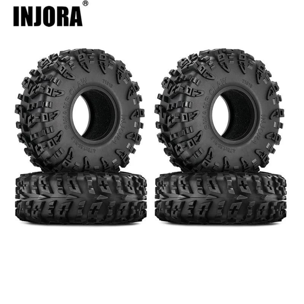 INJORA Swamp Claw 1.9" M/T Tires (4) 4.75"OD (120*42mm)-3
