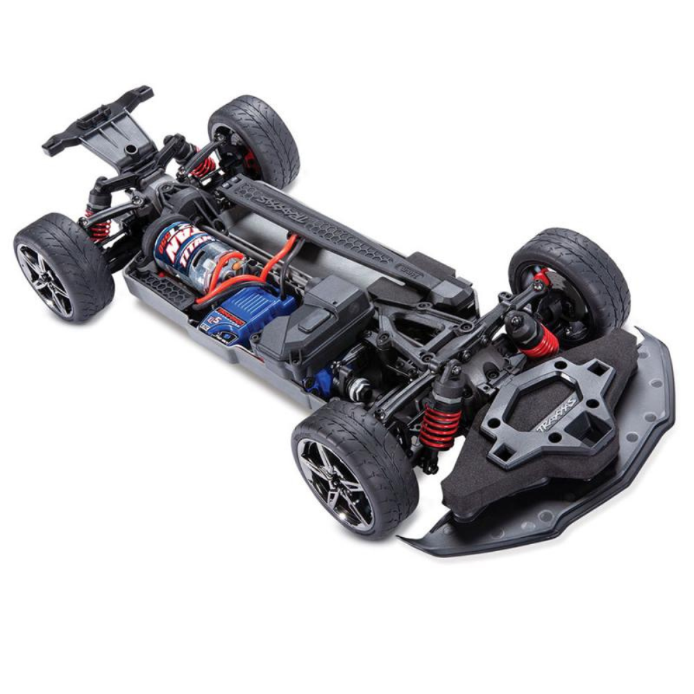 Traxxas 4TEC 3.0 Chevrolet Corvette Stingray: 1/10 AWD Supercar - Black-5
