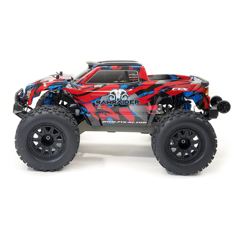 FTX Ramraider 1/10 Brushless Monster Truck RTR - Red/Blue-4