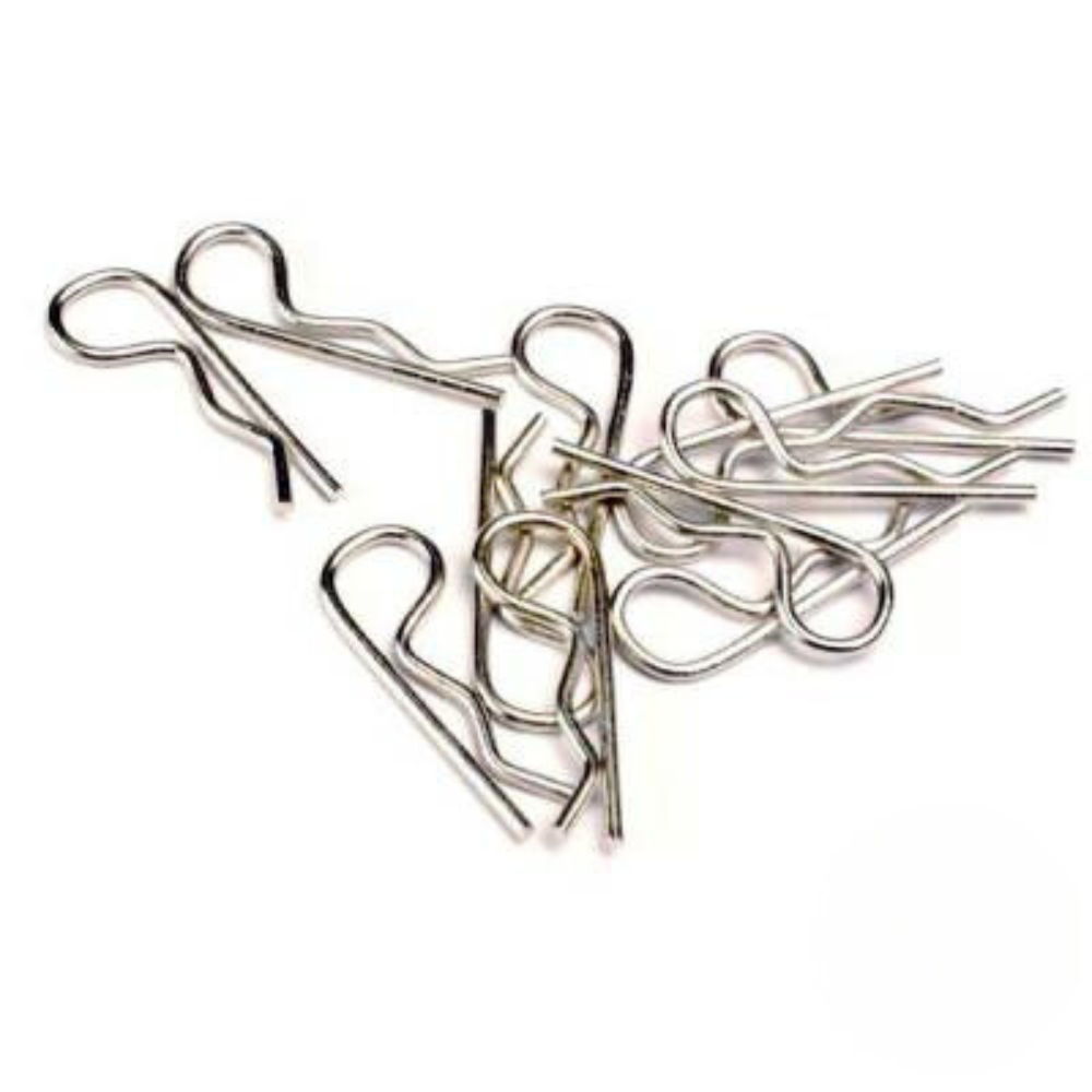 Traxxas Body Clips (silver) 12pcs