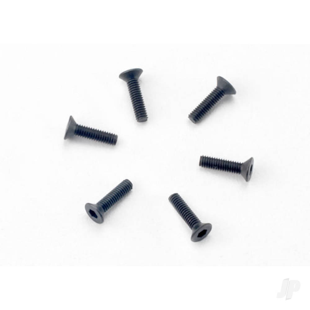 Traxxas Screws, 2.5x10mm countersunk machine (hex drive) (6 pcs)