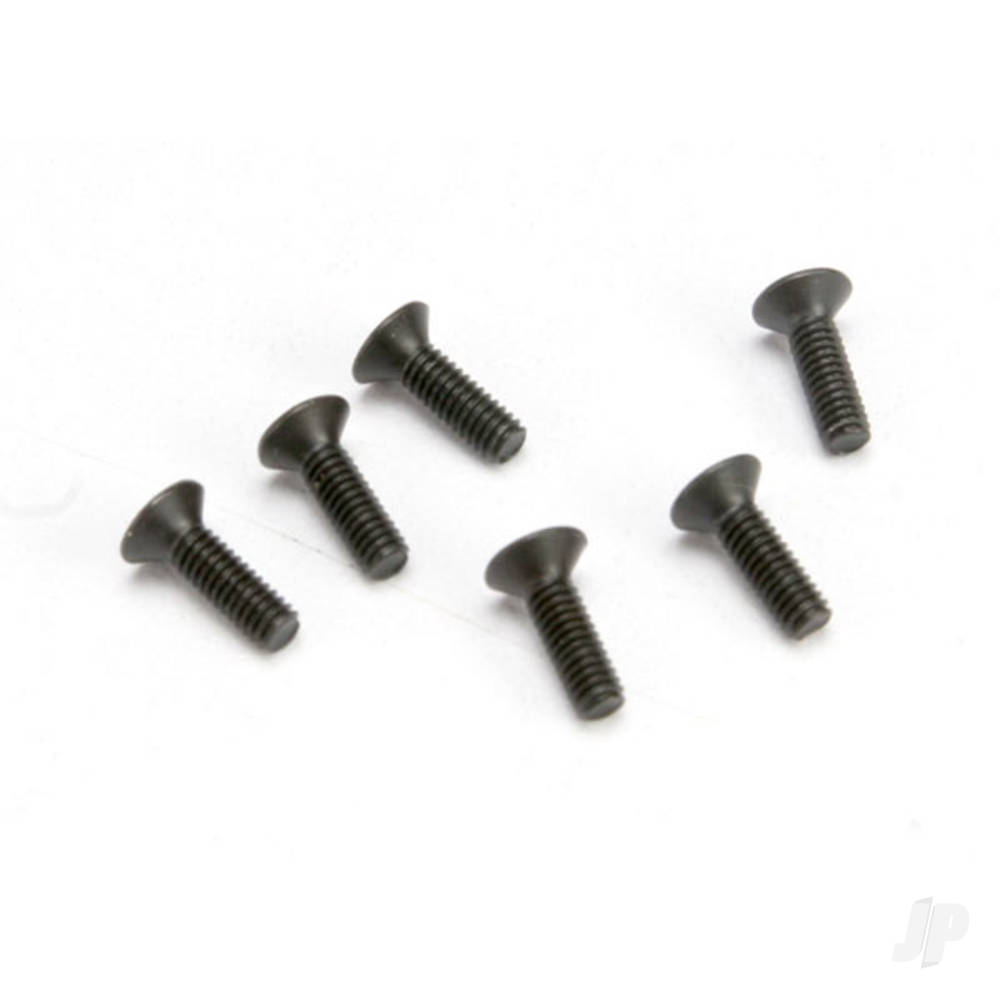 Traxxas Screws, 2.5x8mm countersunk machine (hex drive) (6 pcs)