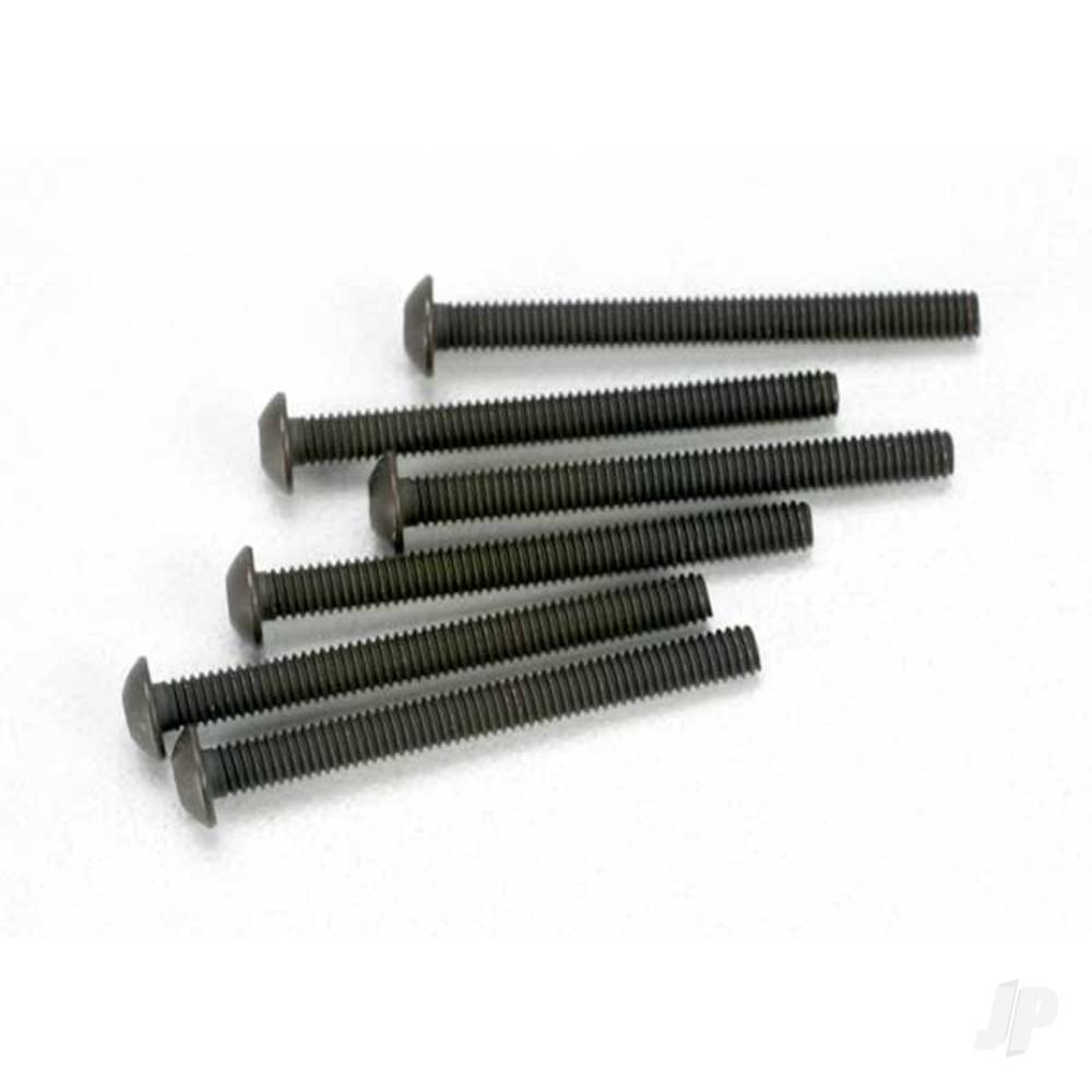 Traxxas Screws, 3x30mm button-head machine (hex drive) (6 pcs)