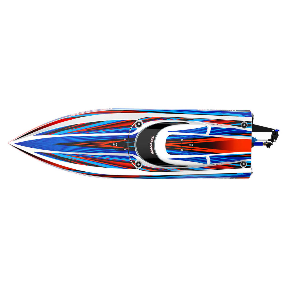 Traxxas Disruptor 4S VXL 1:10 26in Electric Brushless Race Boat with Rapid Right, Pink (+ TQ 2-ch, VXL-4s marine, Velineon 540XL)-3