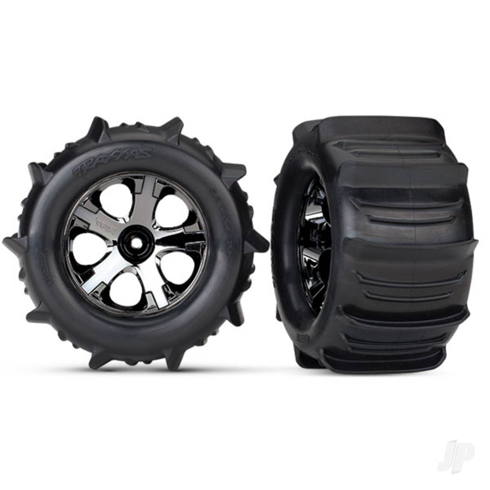 traxxas-paddle-tyres-and-wheels-assembled-glued-2-8in-2-pcs-12mm-hex