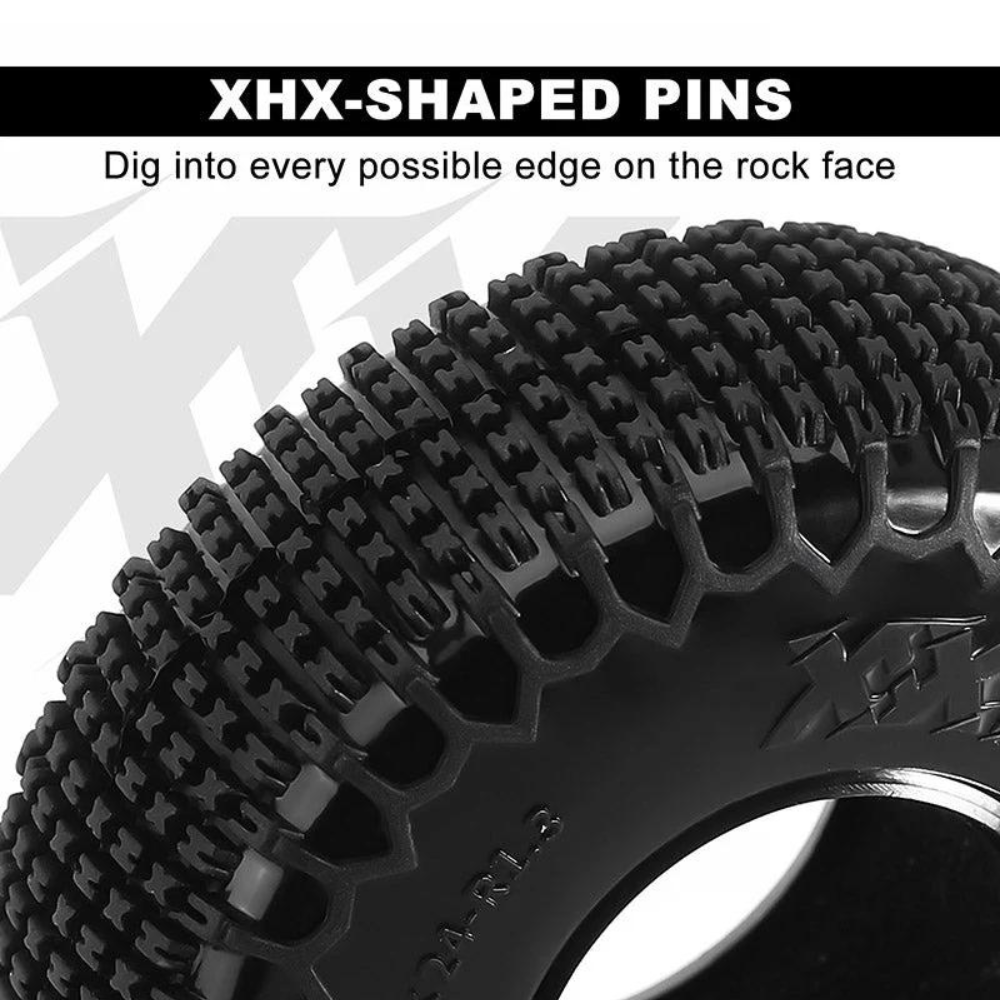 INJORA XHX Pin 1.3" Tires (4) (72*24mm)-3