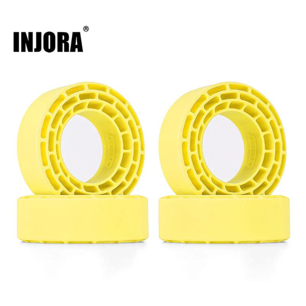 injora-4pcs-silicone-rubber-inserts-for-1-3-tires-68-72mm-super-soft-yellow