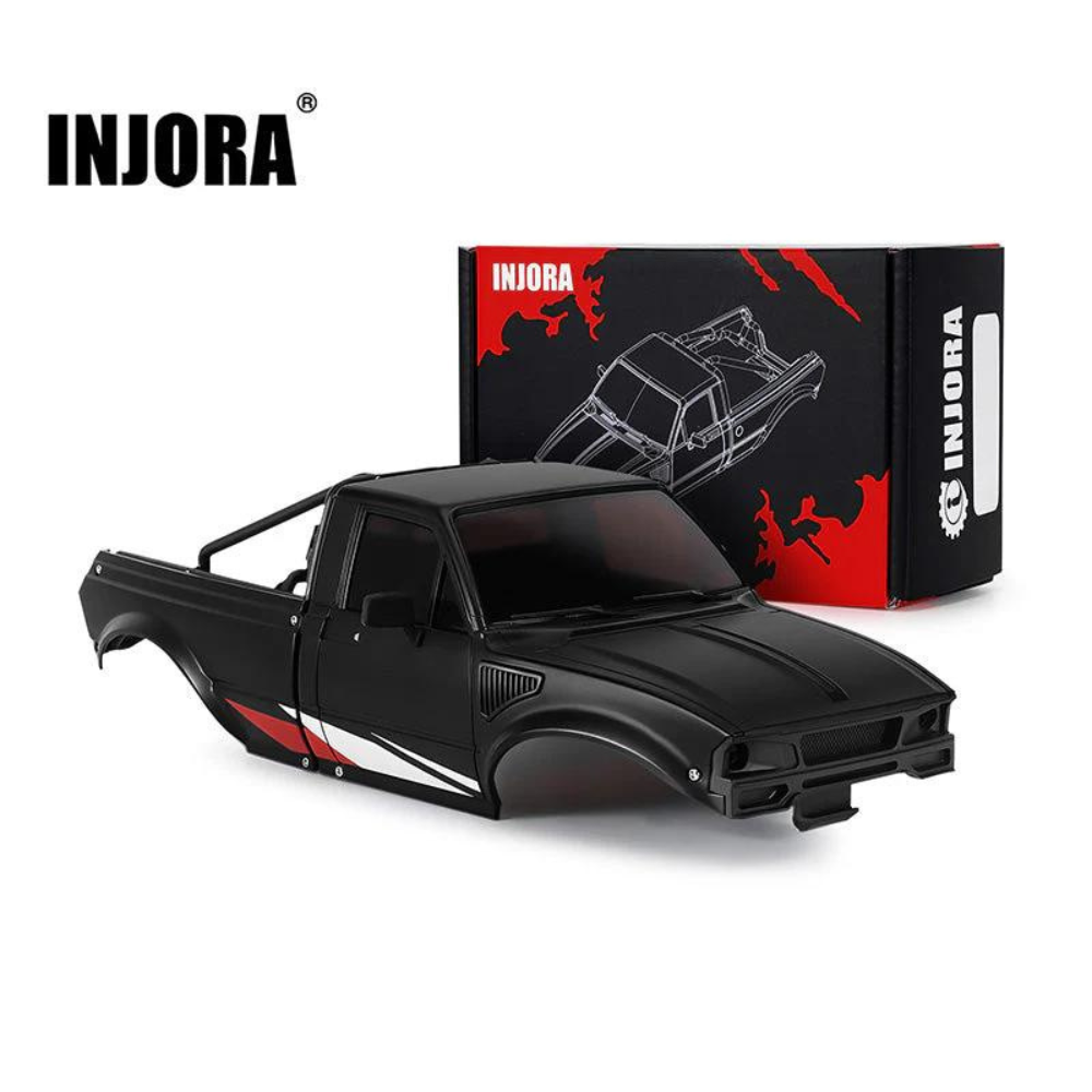 injora-ir60-pickup-hard-body-with-bed-rack-for-1-18-trx4m-defender-bronco-black