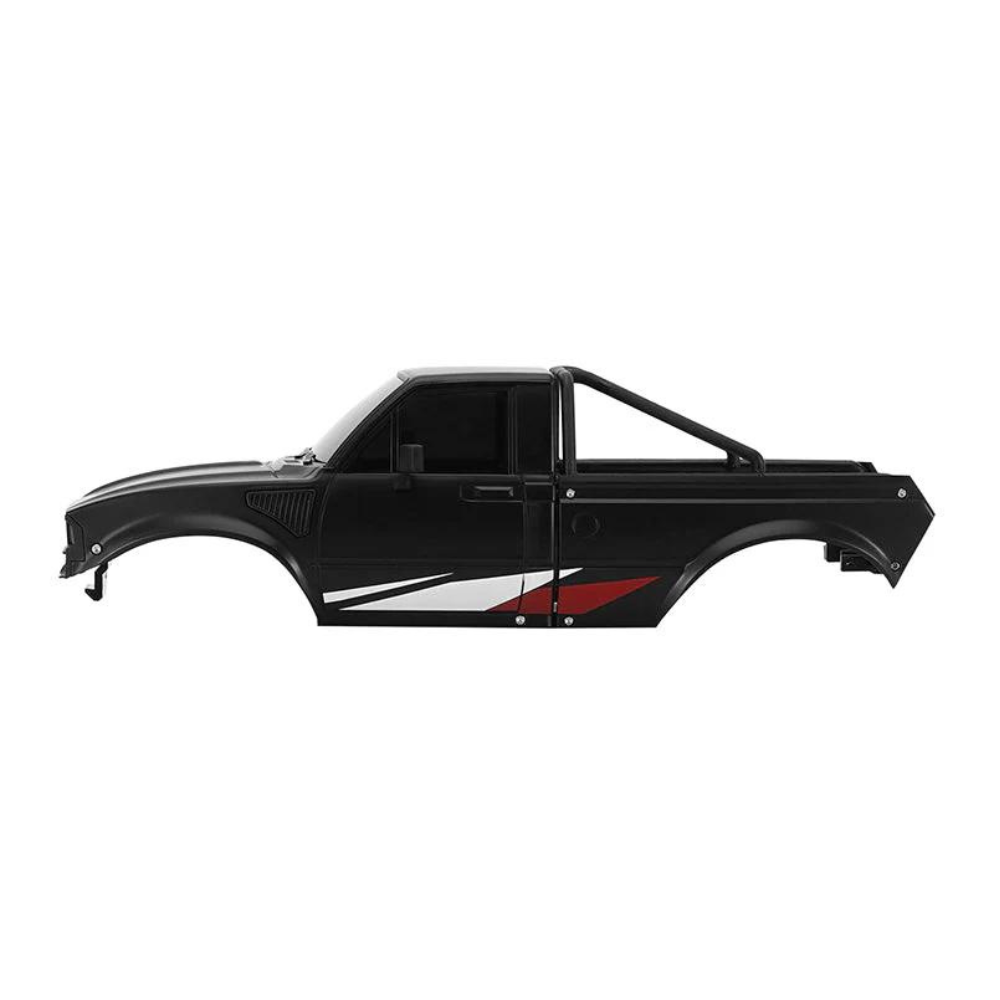 INJORA IR60 Pickup Hard Body With Bed Rack For 1/18 TRX4M Defender Bronco - Black-3