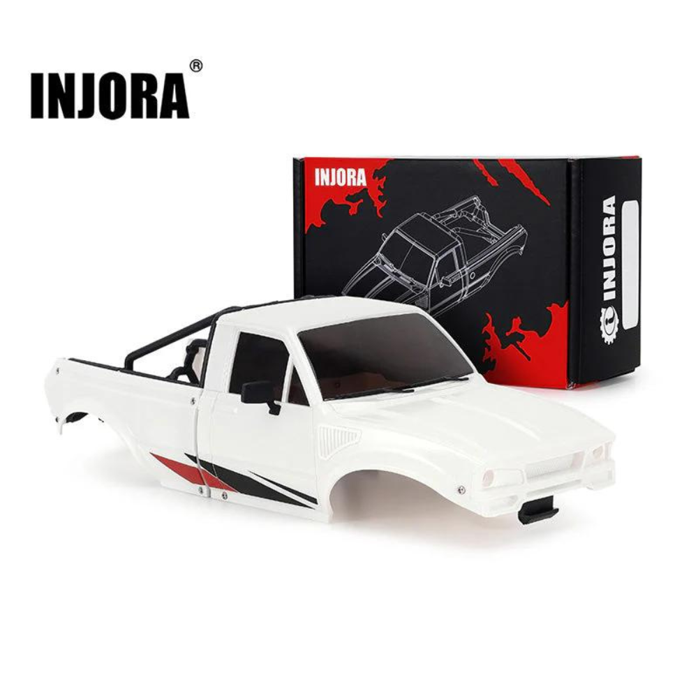 injora-ir60-pickup-hard-body-with-bed-rack-for-1-18-trx4m-defender-bronco-pearl-white