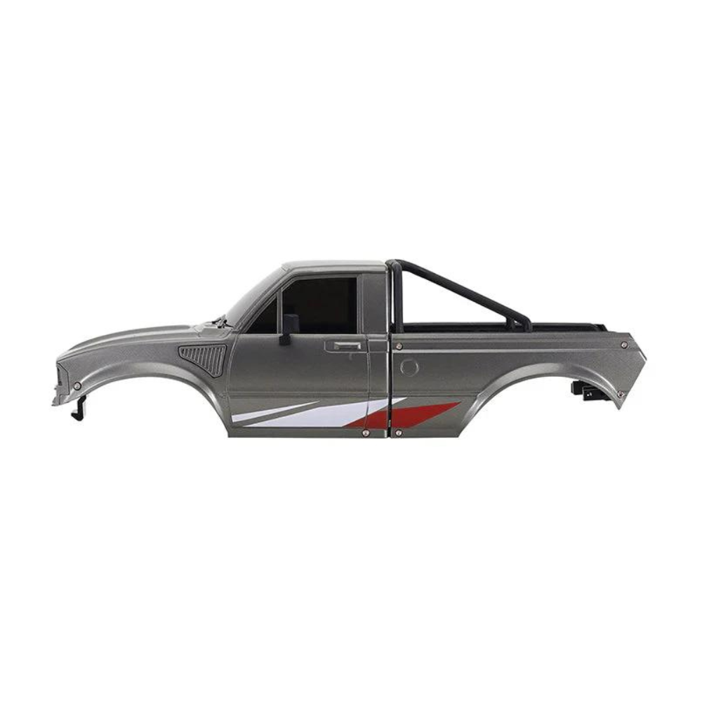 INJORA IR60 Pickup Hard Body With Bed Rack For 1/18 TRX4M Defender Bronco - Grey-5