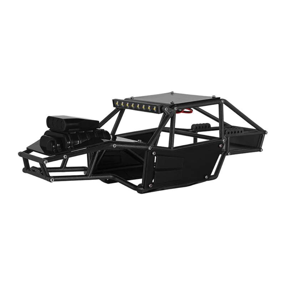 injora-rock-tarantula-nylon-buggy-body-chassis-kit-for-1-18-trx4m-black