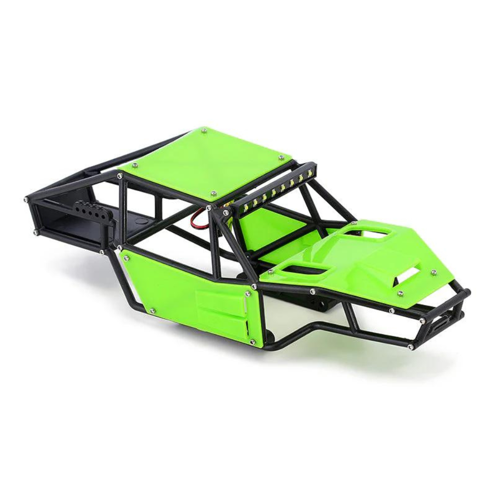 injora-rock-tarantula-nylon-buggy-body-chassis-kit-for-1-18-trx4m-green