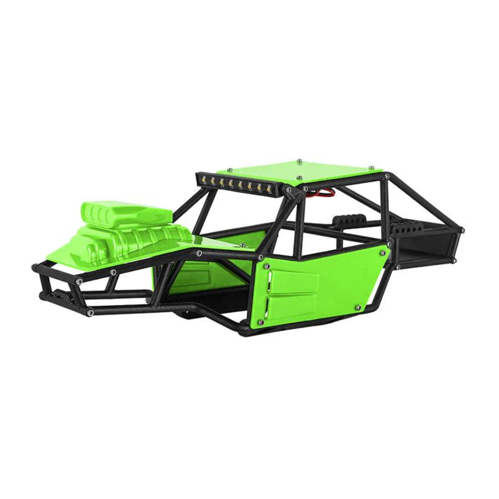 injora-rock-tarantula-nylon-buggy-body-chassis-kit-for-1-18-trx4m-green