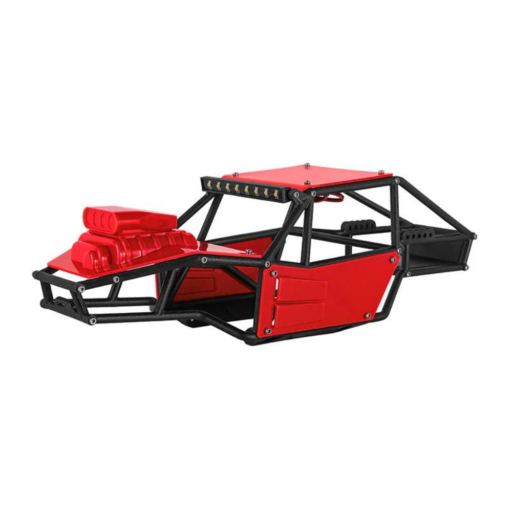 injora-rock-tarantula-nylon-buggy-body-chassis-kit-for-1-18-trx4m-red
